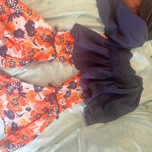 Two piece bell bottom set only worn once